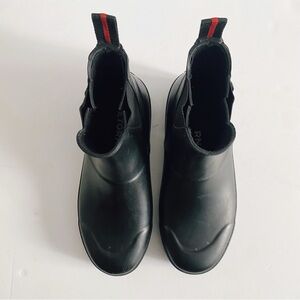TRETORN Lina Black Rubber Ankle Rain Boots